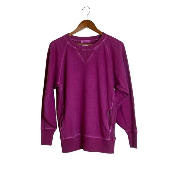NWT! Zenana pink crew neck sweater. Size small‎ - Picture 1 of 8